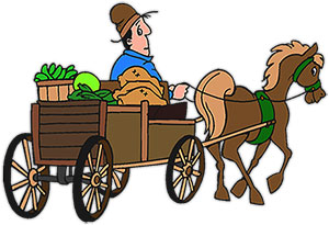 horse wagon