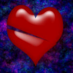 broken heart background