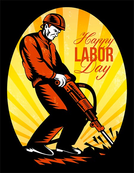 Happy Labor Day worker